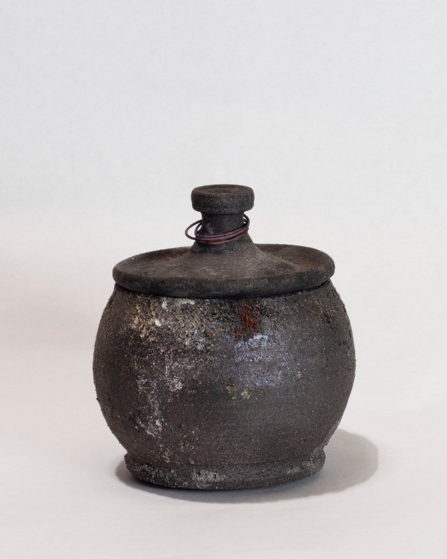 Pit-Fire Jar with Lid