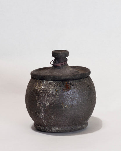 Pit-Fire Jar with Lid
