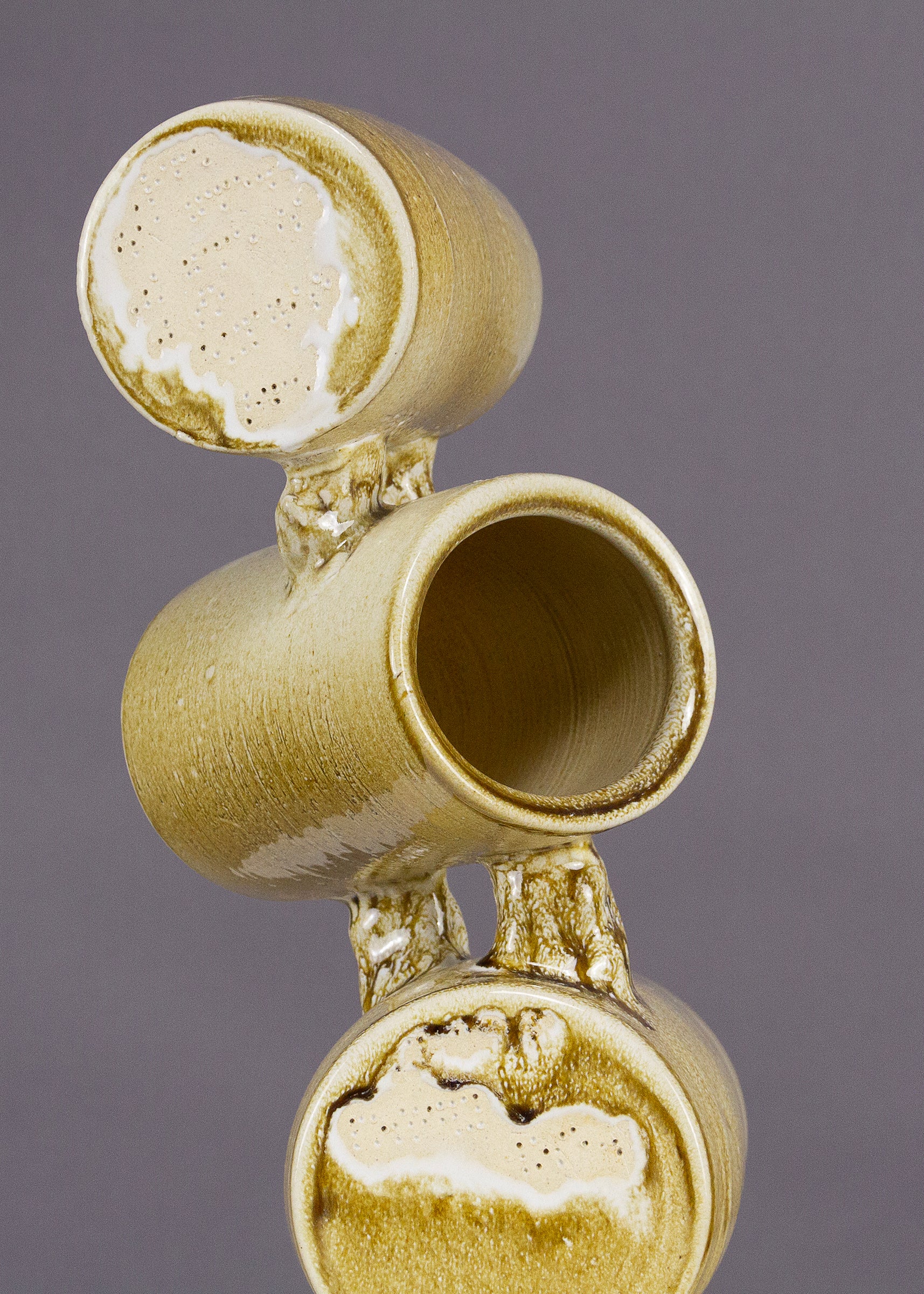 Ceramic, Glaze, Braille, 6 3/4 x 16 1/2 x 6 1/4 in