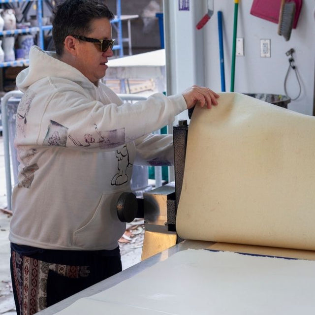 Cheri in the Studio Printing 