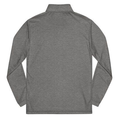 White adidas zip pullover 